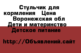 Стульчик для кормления › Цена ­ 1 100 - Воронежская обл. Дети и материнство » Детское питание   